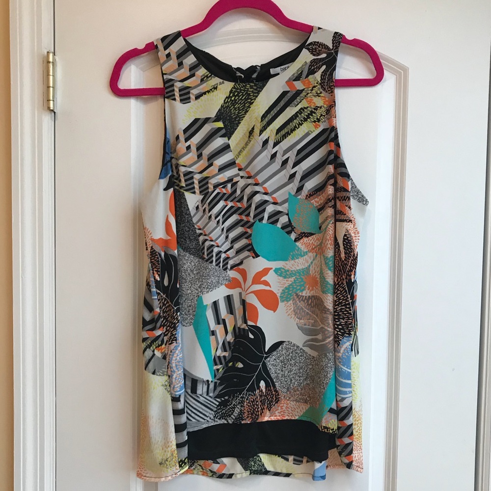 Bar III - Multi Pattern Sleeveless Top